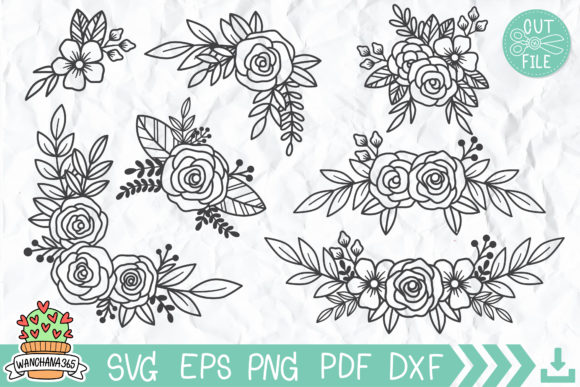 Download Flower SVG, Floral Svg, Floral Svg Bundl - Flower svg Collection