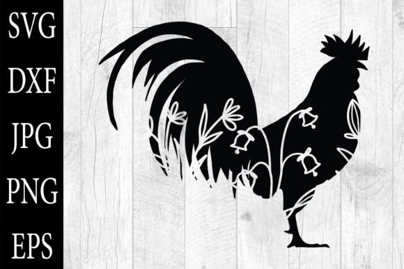 Download Floral Farm Animals Silhouettes SVG EPS - Premium Bundle